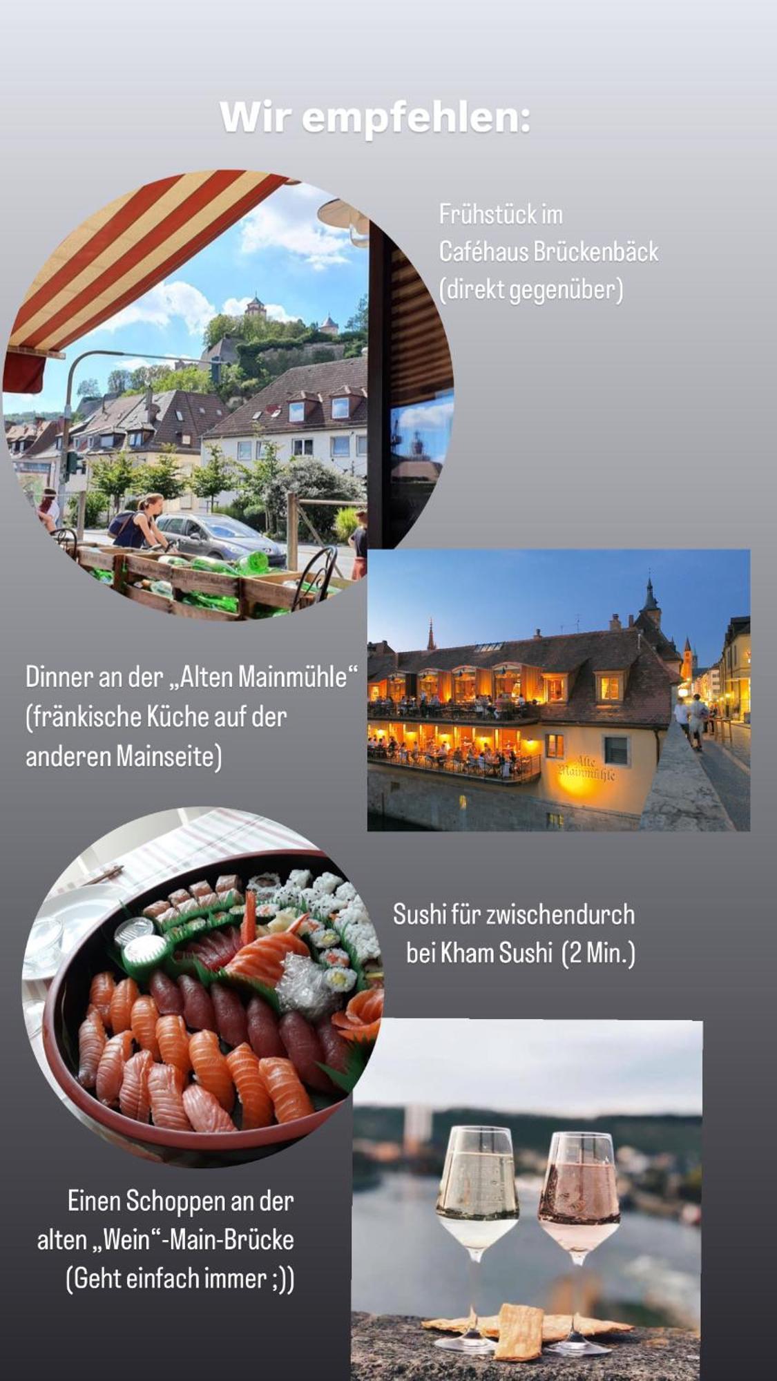 Wohnung Alte Mainbruecke - Gratis Kaffee - Netflix - Balkon Wurzburgo Exterior foto